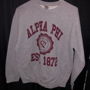 Alpha Phi crew neck